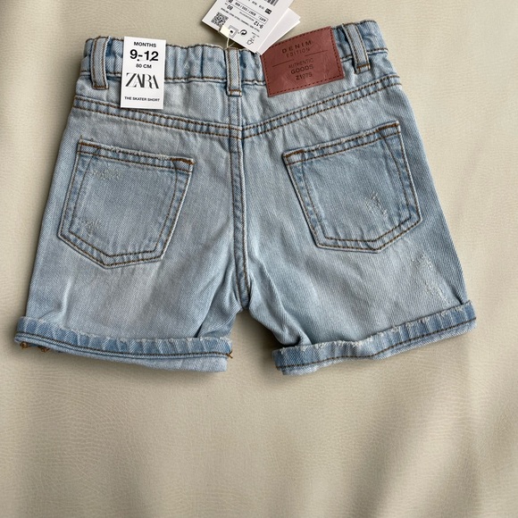 Zara Baby Jean Shorts 9-12month - Picture 3 of 13